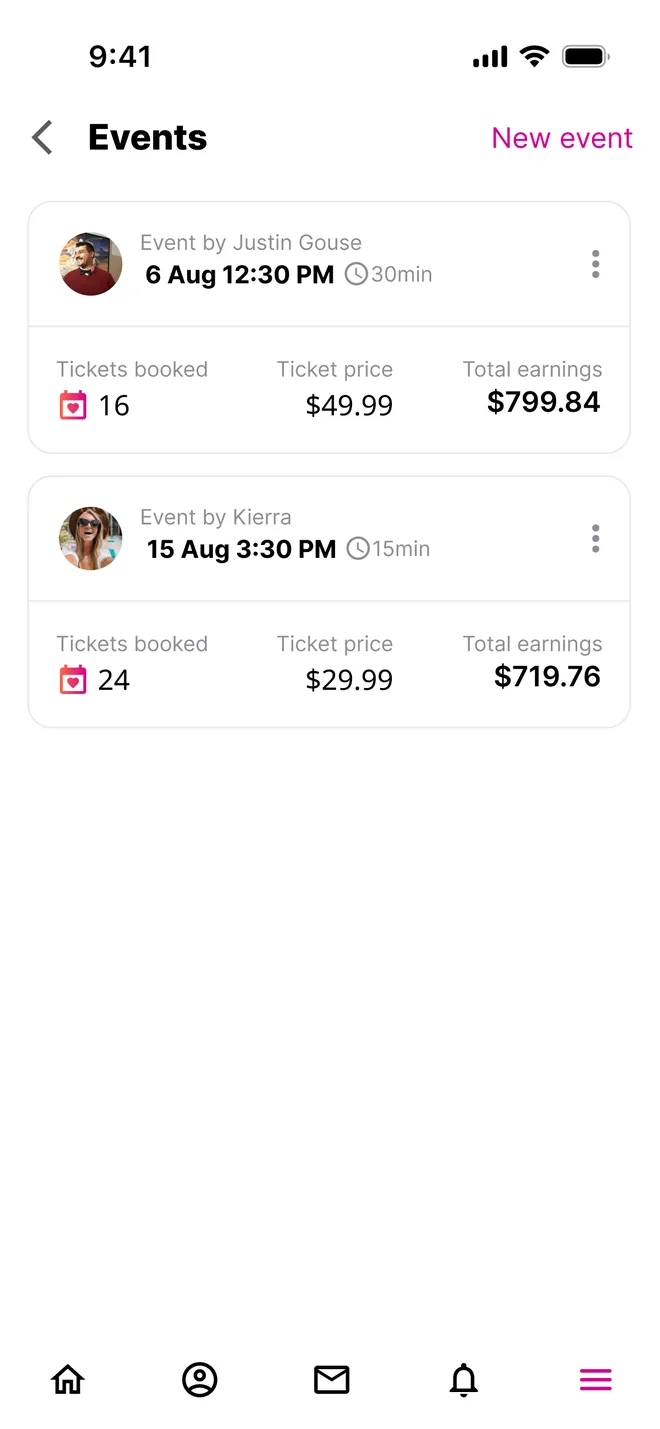 Paid event